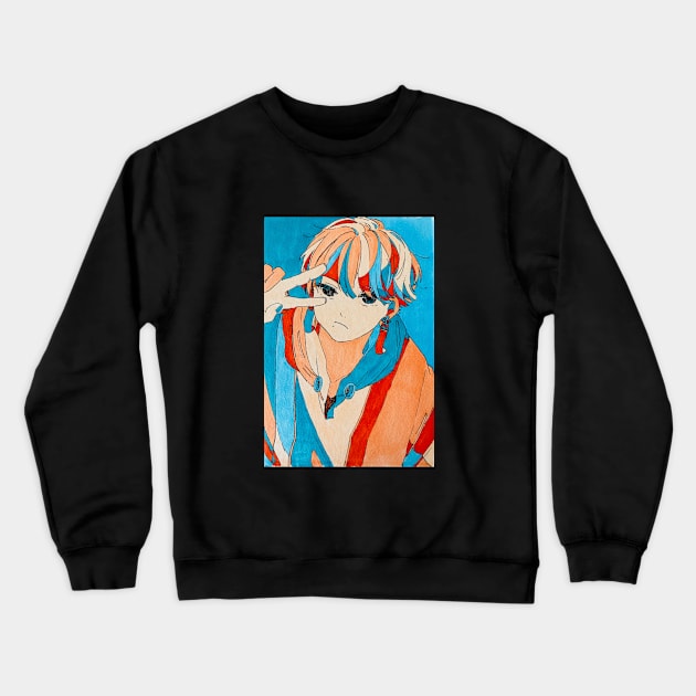 "Say cheese!" Crewneck Sweatshirt by ORITAKAY